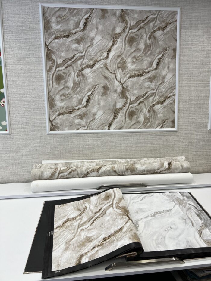 Equs 250-1 Mermer Desenli Doğal Duvar Kağıdı - Görsel 2