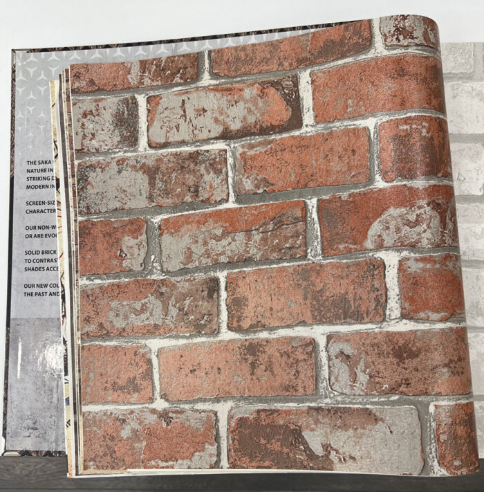 Saka 64-5 Tuğla Desenli Duvar Kağıdı - Görsel 3